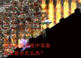 ˽Ϸװ޷ʾô죿