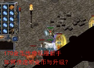 170金币传奇私服新手如何快速刷金币与升级? 170金币传奇私服新手如何快速刷金币与升级?